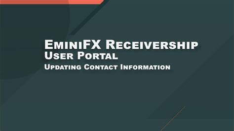 eminifx login