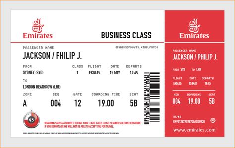 emirate airline ticket price