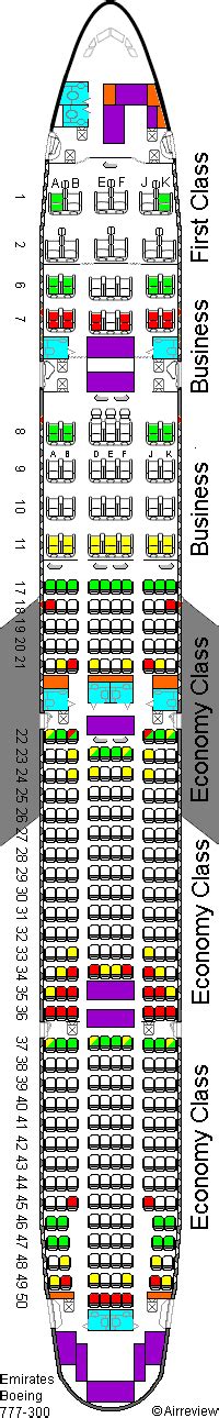 emirates 777-300 seating plan