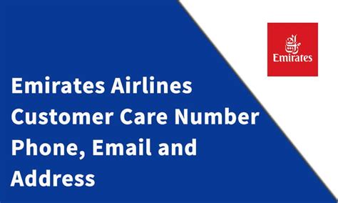 emirates airlines customer care number dubai