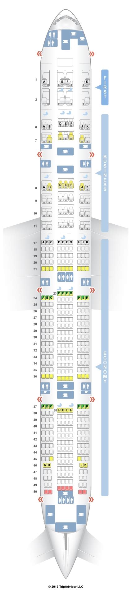 emirates boeing 777 300er seat map