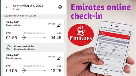 emirates flight booking online check in