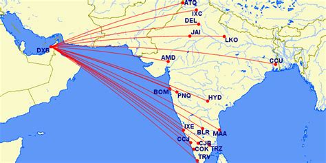 emirates flights to india from dubai