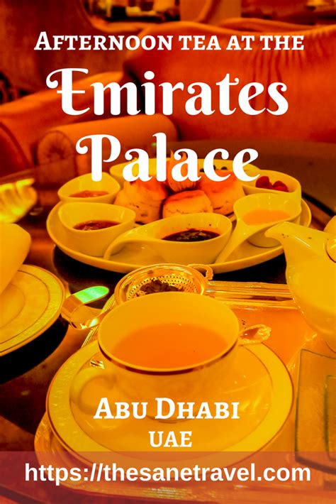 emirates palace afternoon tea menu