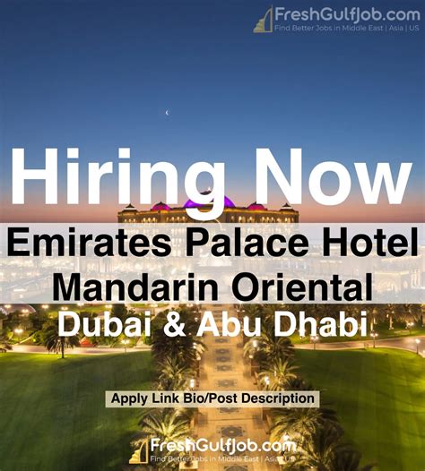 emirates palace hotel careers abu dhabi