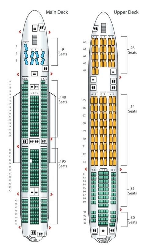 emirates seating map a380