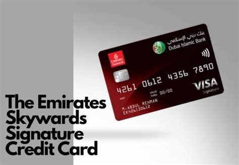 emirates skywards dib signature credit card