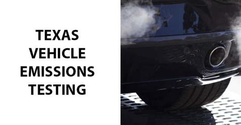 Emissions Test Inspection Texas