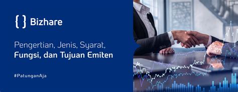 Fungsi Maupun Peranan Emiten Adalah Penting Bagi Perekonomian