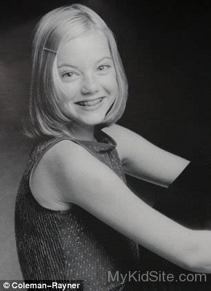 emma stone childhood pics