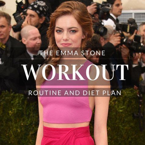 emma stone diet and workout