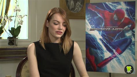 emma stone spider man interview