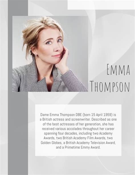 emma thompson biography book