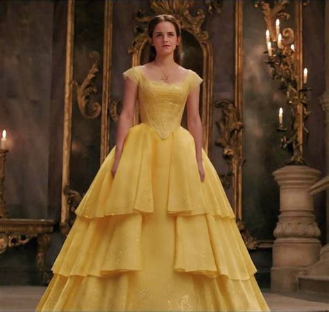 emma watson beauty and the beast dress