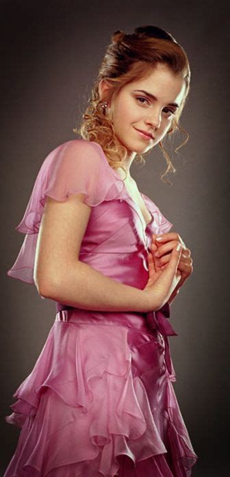 emma watson pink dress