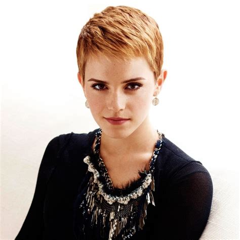 emma watson short hair pictures