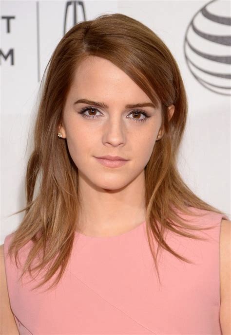 emma watson straight hair