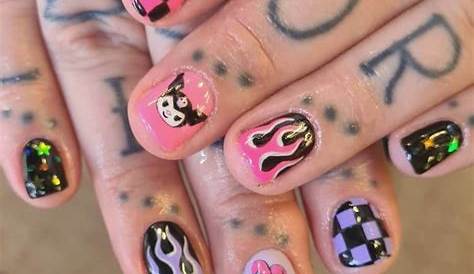Emo Valentines Nails Top 35 & Gothic To Try NailDesignCode