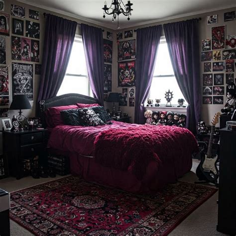 emo bedroom accessorize