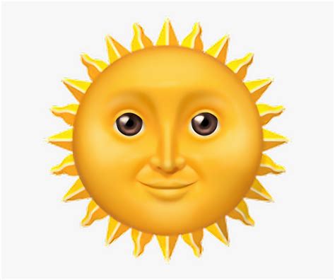 emoji apple soleil