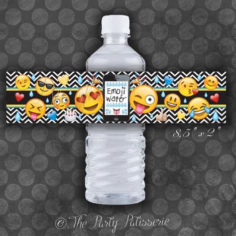 Emoji Bottle Labels