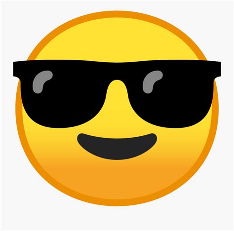 emoji con lentes negros