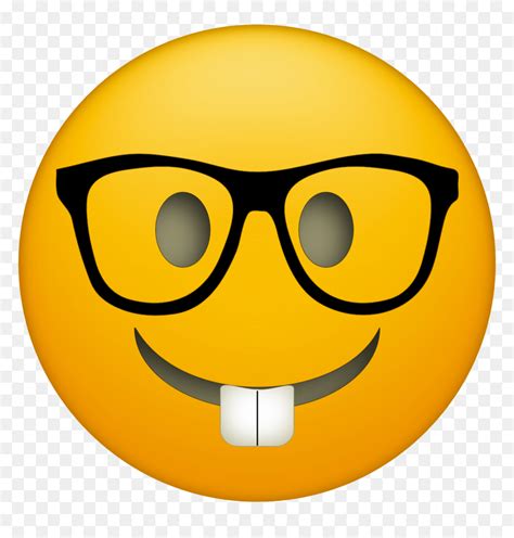 emoji gafas y dientes