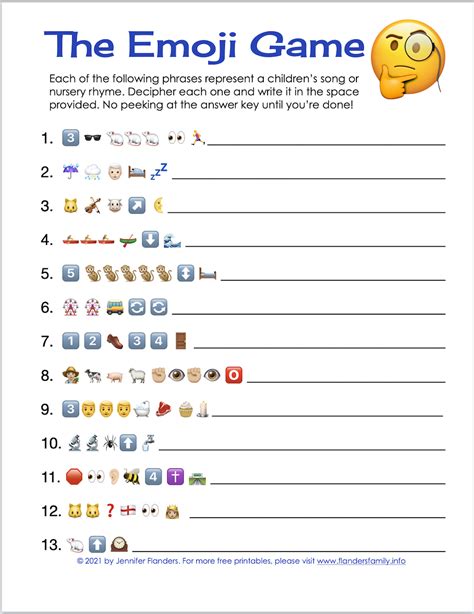 Emoji Games Pdf