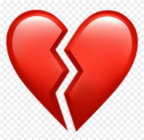 emoji heart broken