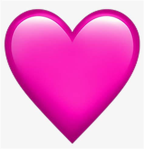 emoji heart pink