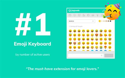 emoji keyboard by joypixels extension