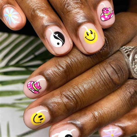 Emoji Paint Nails