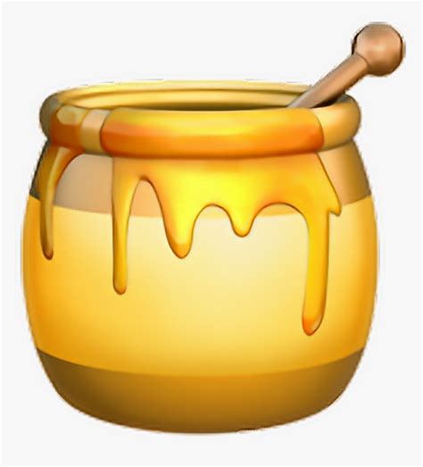 emoji pote de mel