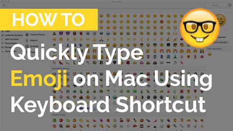 emoji shortcut mac