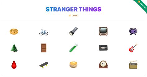 Emojis For Stranger Things