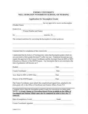 emory nursing transfer application