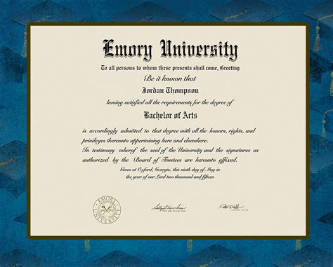 emory university graduate certificates