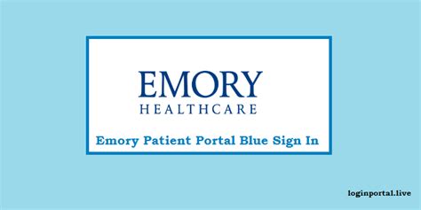 emoryhealthcare org blue portal