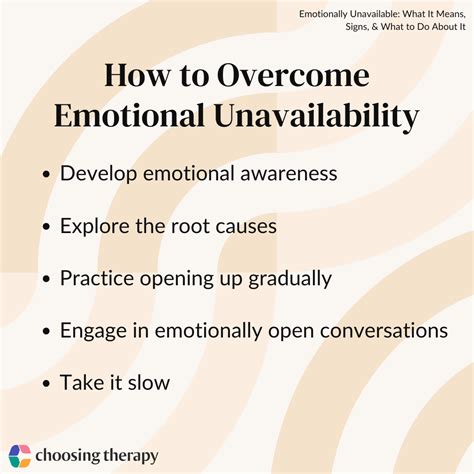 Emotional Unavailability