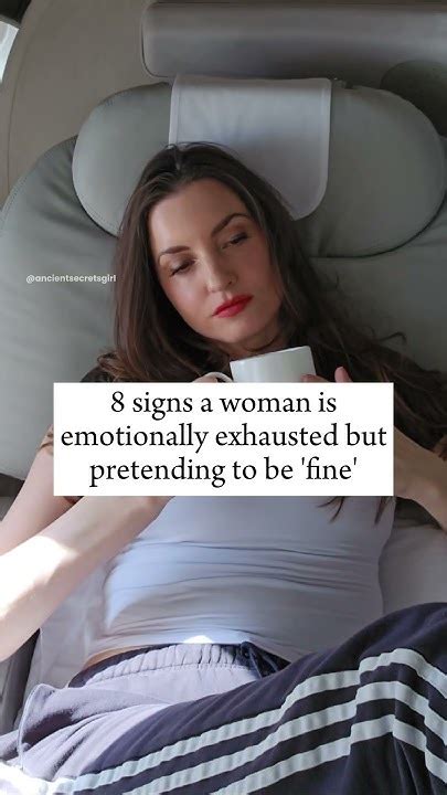 Emotionally exhausted pretending