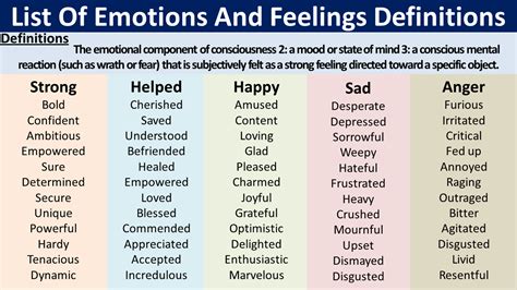 emotions vs feelings pdf