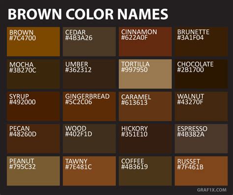 Emperor Brown Color Code