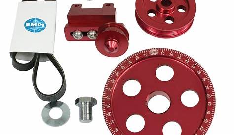 Empi Serpentine Belt Pulley Kit EMPI System AA Performance Products