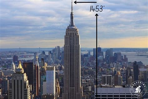 empire state building height and weight
