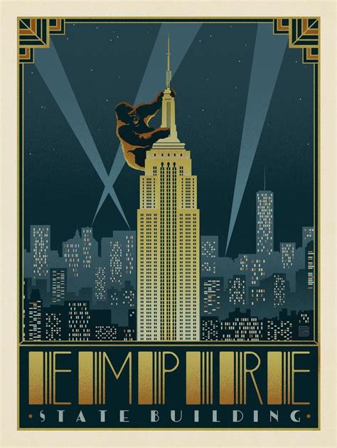 empire state building poster