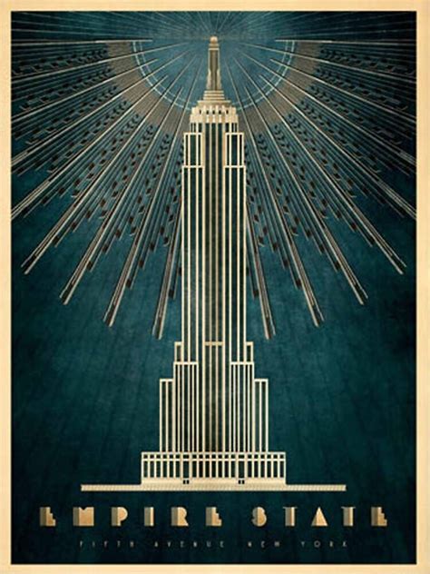 empire state building print