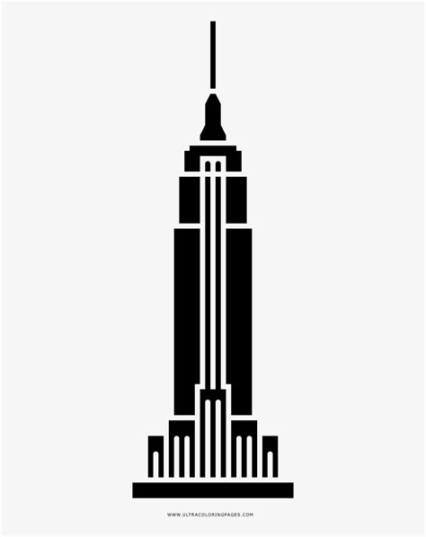 empire state building silhouette png