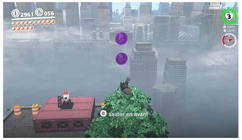 Guide Super Mario Odyssey Pays des chutes – où se trouve la lune En