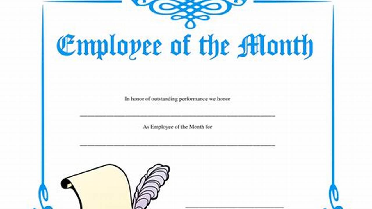 Unlock the Power of Employee Recognition: Discover the Ultimate Award Certificate Template