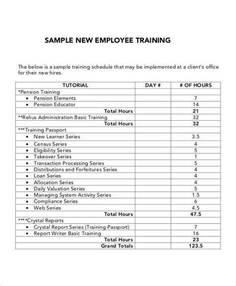 20+ Training Plan Templates Word, PDF Free & Premium Templates